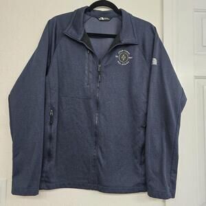 The North Face Men's Fleece Full-Zip Sweatshirt Navy Blue Size Medium